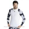 Mens UV Protection Long Sleeve Rash Guard Surfing Diving Swimming Water Sports Sun Quick Dry