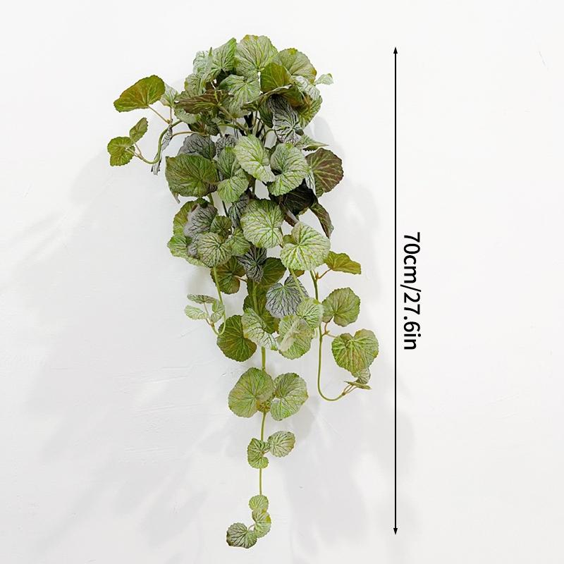 Green Leaf Artificial Plant Decoraitons Wall Yard Garden Ornament Table Decoration Desk Accessories Room Decor