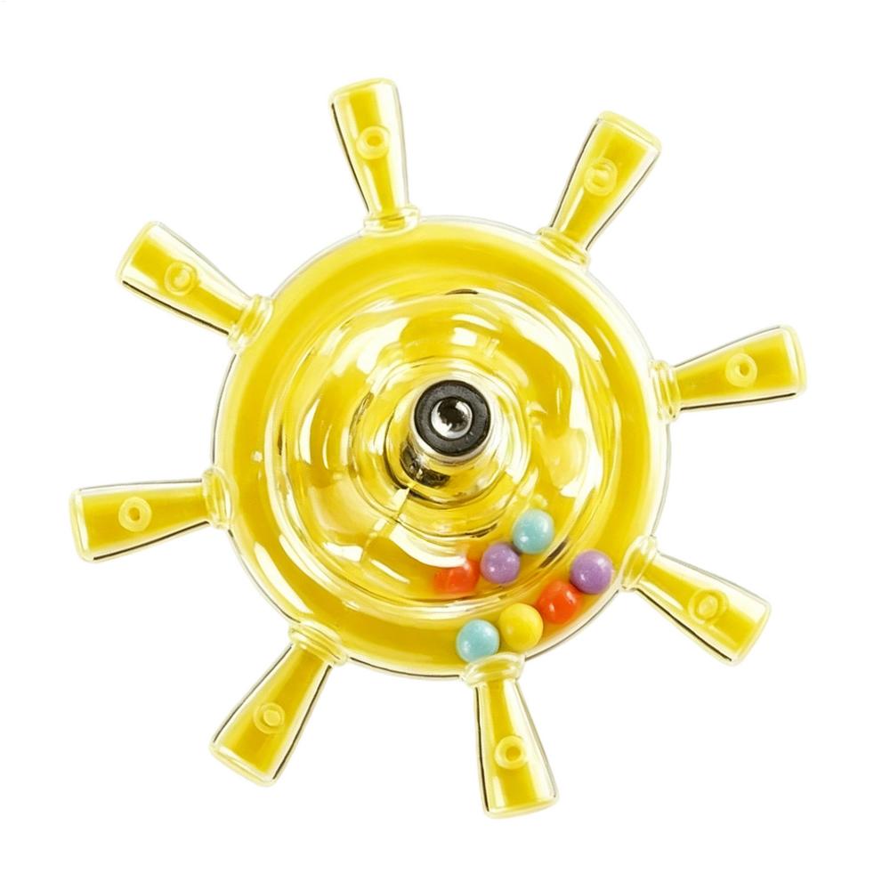 Parrot Bead Spinner Toy Rotating Bird Toys Chewing Exercise Wheel Rattle Bird Spinner Cage Accessories For Cockatiels Budgies