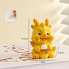 Miniature Dragon Statue Statue Chinese Zodiac Ornament Car Dashboard Room Desktop Decoration