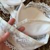 French Bra Women Sexy Lingerie Large Chest Support Thin Comfort Half Cup Soft Underwire Anti Sagging
