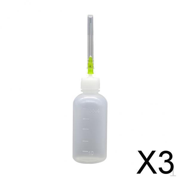 3xPrecision Tip Applicator Bottle Plastic DIY Empty for Acrylic Painting