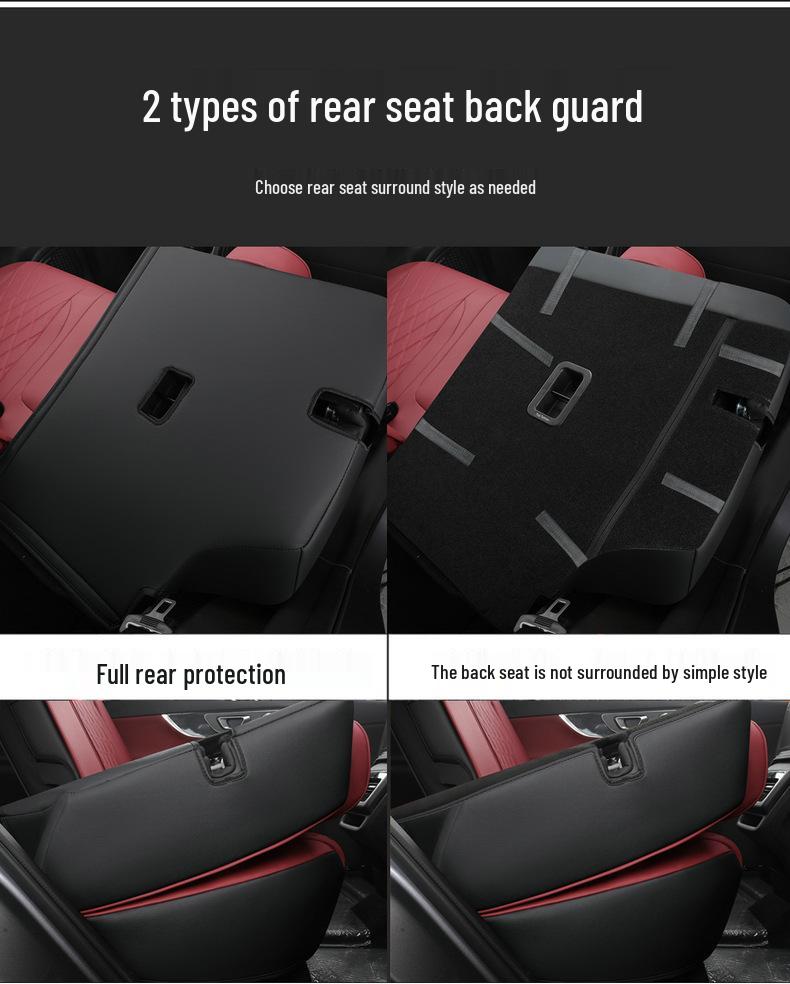 Universal Leather Car Seat Cushion for Tiggo 7 PLUS - All-Season Full Wrap