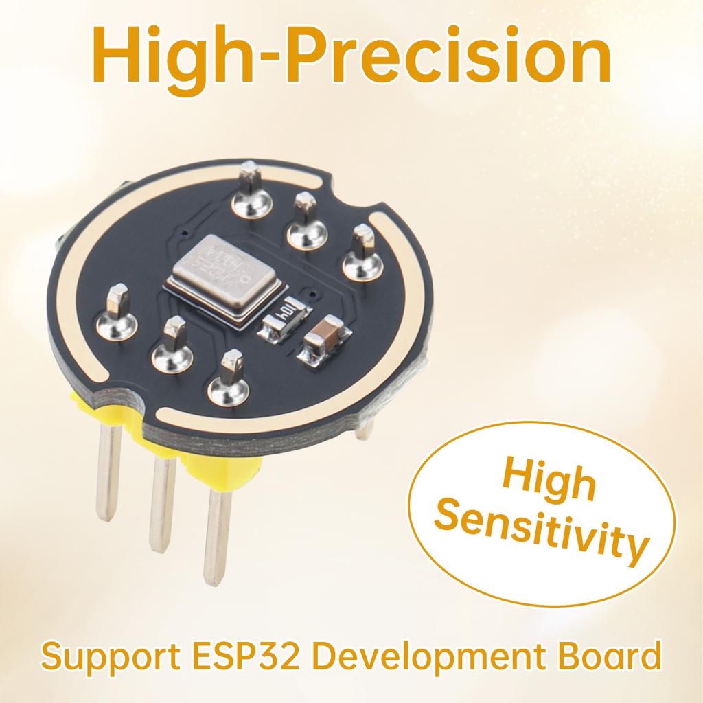 5 Stück Digitalausgang Omnidirektionales Mikrofonmodul Passend für INMP441 I2S-Schnittstelle, Unterstützt ESP32, Hochpräzise Stromsparende MEMS-Mikrofonplatine