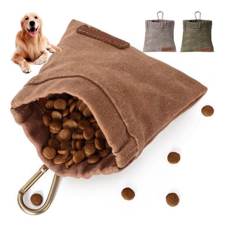 Portable Outdoor Pet Dogs Treat Pouch Portable Dogs Training Bags Pet Snack Food Container Snack Reward Waist Bag