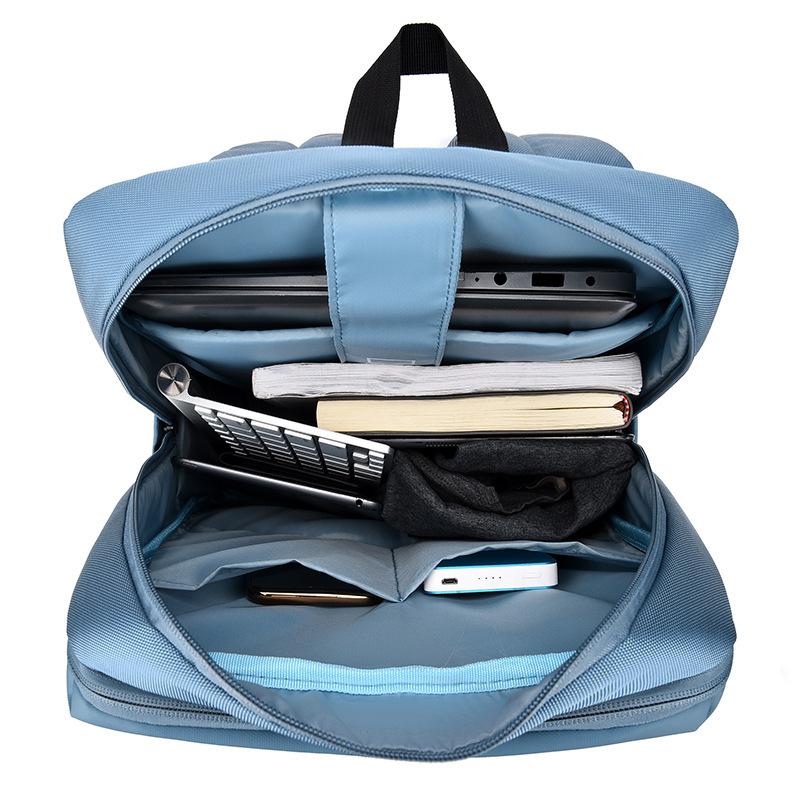 Business Waterproof Simple Laptop for Men's Backpack Outdoor Large Capacity Backpack Female Student Schoolbag