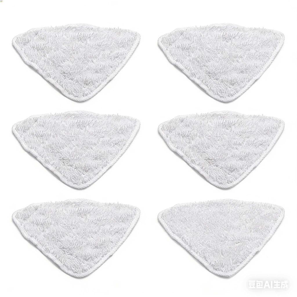 Kompatibel mit Vileda hochwertigem Ultrafeinfaser-Dampfmoppbezug, Dreieck-Ersatzwischtuchzubehör für Dampfreinigerteile