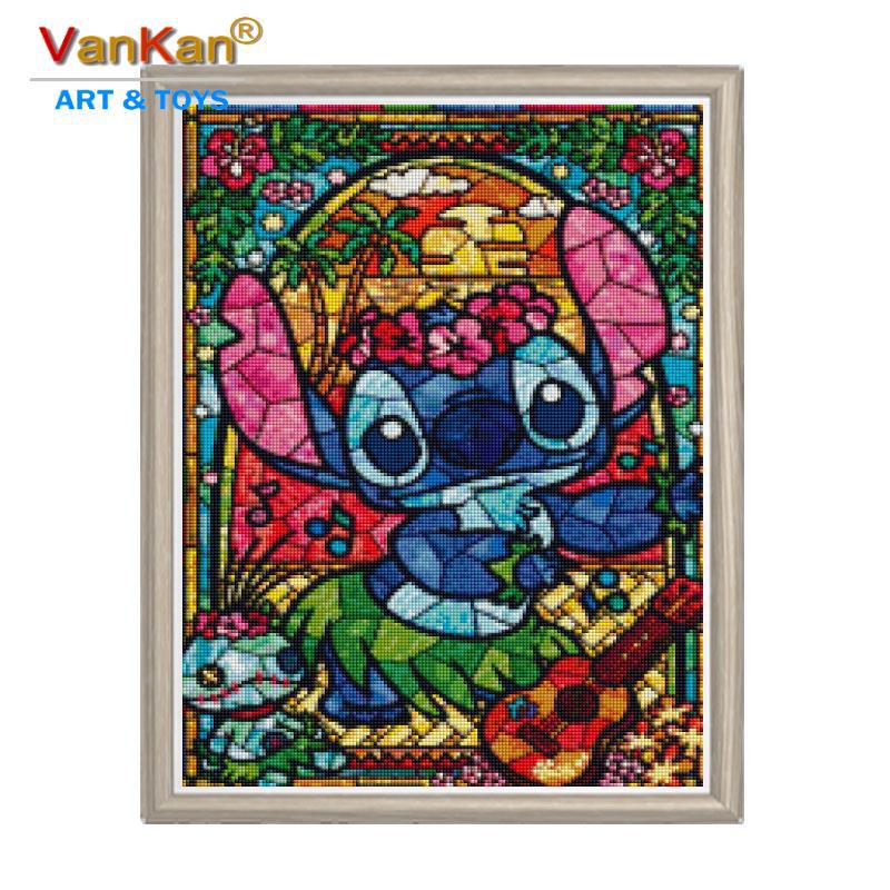 Cartoon 5D Full Drill Diamond Painting Stickers for Bedroom and Living Room Cross Stitch