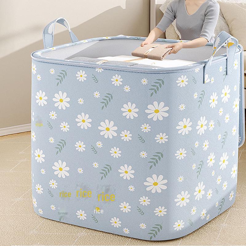"Daisy Large-Capacity Non-Woven Storage Bag for Quilts and Clothing"