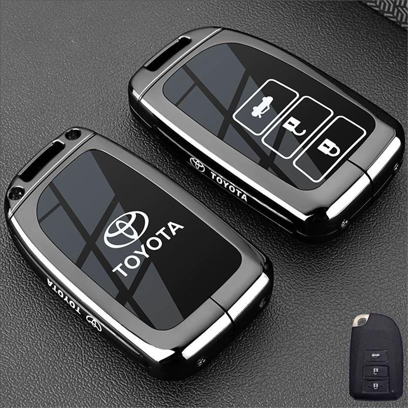 Compatible with Toyota Alphard Key Cover for Noah, Sienna, Sienta, Superb, Voxy, Tundra, Sequoia, and Truck Car Bag Buckle Shell