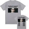 2025 Summer Interesting Little Fear World Tour Tshirt Damiano David Printed Tshirt Cotton Male Hiphop Loose Tshirt Comfort