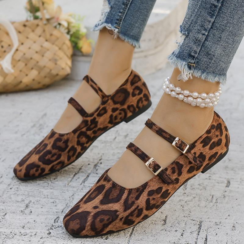 Spring and Autumn's New Casual Single Shoes for Women with Soft Soles and Shallow Openings