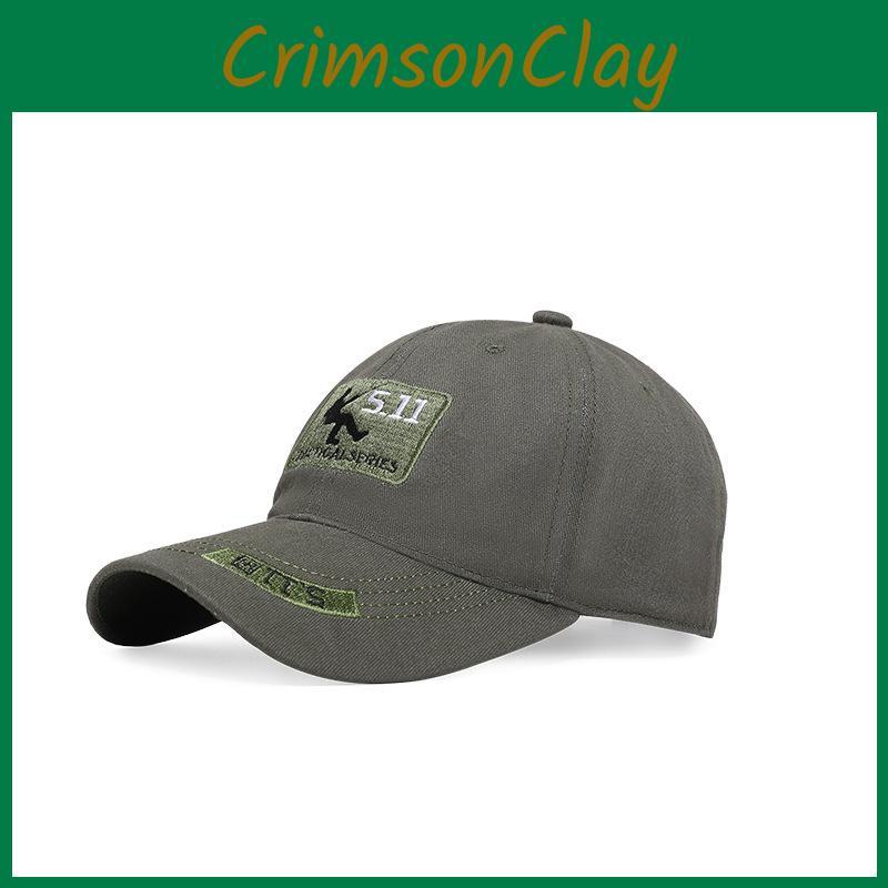 Trendy Baseball Hat Embroidery Outdoor Peaked Caps Gift Breathable