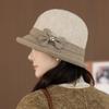 Mode Klokhoed Dames Vintage Mode Vissershoed Herfst Winter Alle Seizoenen Modeaccessoire, Winterhoed voor Dames, Dames Winterhoeden