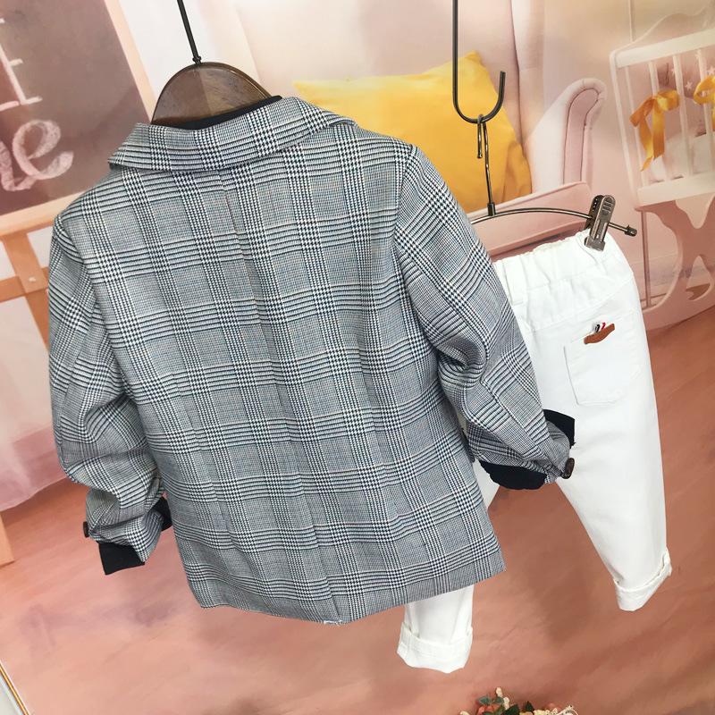2025 Boys' Korean Style Spring/Autumn Blazer: Casual, Handsome & Formal Jacket for Kids