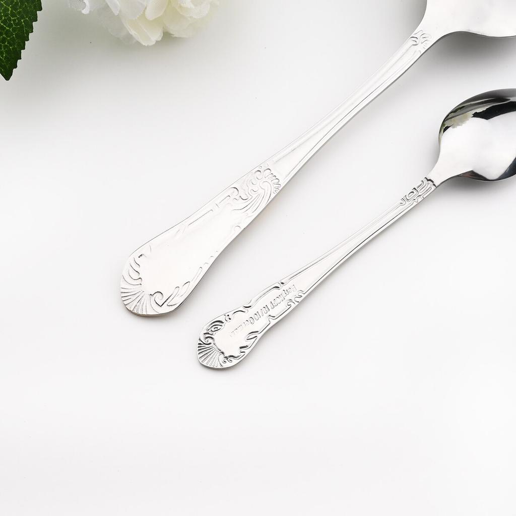 16Pcs 304 Stainless Steel Dinner Tableware Coffee Spoon Knife Fork Dinnerware Flatware Set Gold Cutlery Set Kitchen Silverware