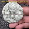 Guizhou Green Dragon Jade Pendant: Zodiac Buddha, Qilin Pixiu Talisman, Landscape and Abundance Designs