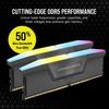 Corsair Desktop PC Memory VENGEANCE RGB DDR5 Series AMD EXPO Intel XMP Memory Kit 64GB Black X CMH64GX5M2B6000Z38 DDR5-6000MHz & [32GB 2]