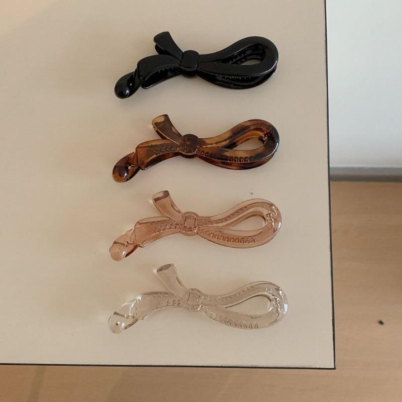 Resin Banana Hair Clip Korean Style Girls Simple Fashion Bow Hairpin Hair Accessories
