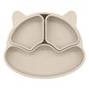 New BPA Free Baby Sucker Silicone Dining Plate Cartoon Children Dishes Plate Toddle Training Tableware Kids Feeding Bowls