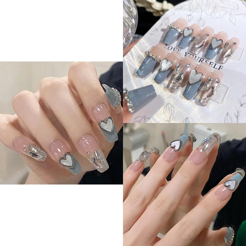 Fashion Handworn Nail Heartshaped Exquisite Classic Pure Wind Nail Style Patch