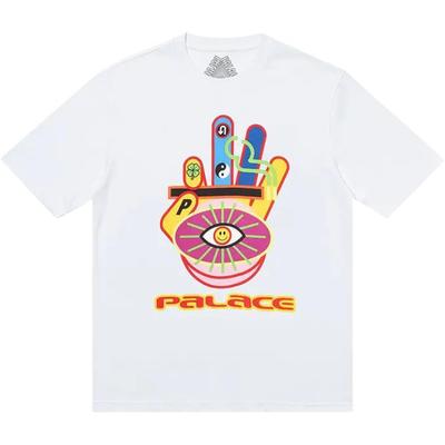 Palace Hippy Cig T-Shirt White Unisex Tops P18TS094