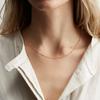 CARLIDANA Fashionable Wholesale for Women Jewelry Female Stainless Steel Gold Plated Ball Link Chain Necklaces Collares De Mujer