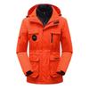Unisex Plus Size Waterproof Windproof Mountain Coat with Cotton Liner