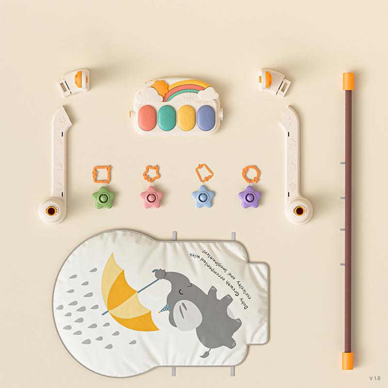TUMAMA Kick and Play Piano Baby Gym,Baby Activity Play Gym,Early Development Playmats Toy Christmas Gifts for Babies and Newborn Boys Girls