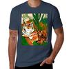 Tiger Cat Jungle Tshirt Casual Loose Short Sleeve Tee For Unisex