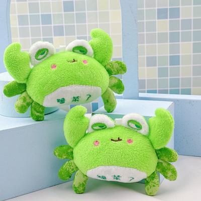 Colgante peculiar Peluche Cangrejo Verde Amuleto para Bolso Regalo Muñecas