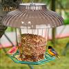 Couvercle de protection en plastique pour mangeoire à oiseaux suspendue, résistant aux intempéries, protection contre la pluie et les écureuils pour l'extérieur