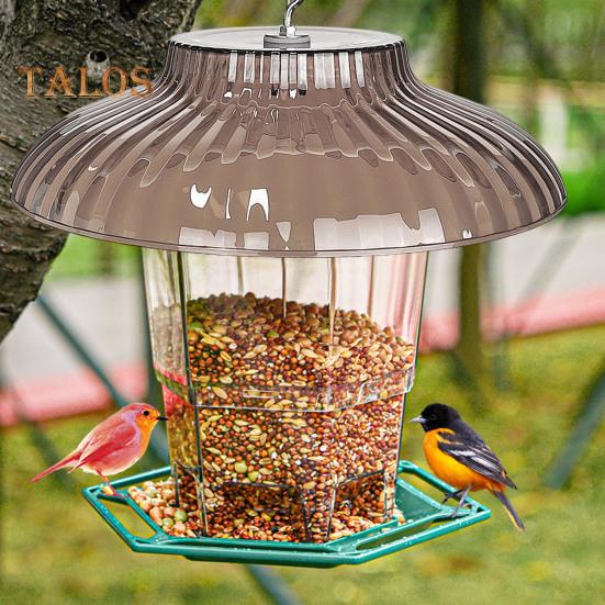 Capac protector din plastic, cupolă, pentru agățat păsări hrănitoare, rezistent la intemperii, colibri hrănitoare, ploaie protecție veveriță deflector pentru exterior