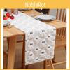 Black Eye Ghost Embroidered Doublesided Table Runner For Party Decor And Event Displays