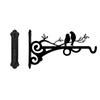 1PC Flower Basket Hanger Wall Mounted Double Bird Design Branch Rustic Style Plant Bracket