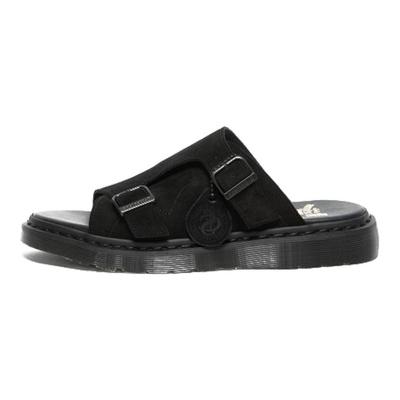 Fashionable Comfortable Rubber Sole Non-Slip Slide Sandals Unisex Sandals Black 27498001