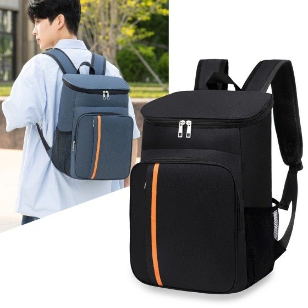 Insulated Insulated Backpack Double Shoulder Large Capacity Cooler Bag Camping