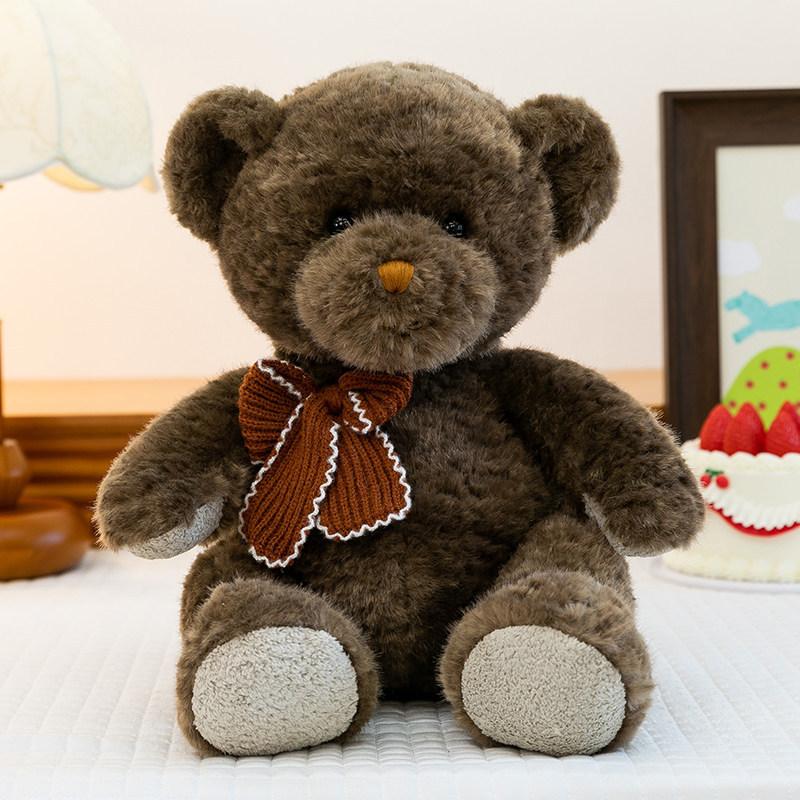 Plush Bear Stuffed Animal With Pp Cotton Filling For Birthday Gift For Girls And Friends