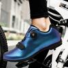 Road Bike Unlocked Cycling Shoes Season Men's and Women's Mountain Bike Shoes Hard-soled Casual Bike Booster Shoes
