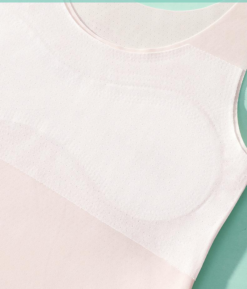 Antibacterial Light Vest for Primary School Girls - Stage One Summer Wear