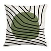 Simple Nordic Ins Style Home Pillow, Morandi Green Living Room Pillow, Soft Literary Abstract and Fresh Sofa Decoration