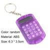 Calculator Creative Convenient Calculator Bag Charm Electronic Mini Keychain for School