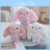 Entzückender Cartoon-Kaninchen-Plüschanhänger Weiches Stofftier Mini-Puppe für Kindergeschenke
