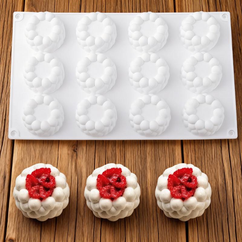 Bubble Cloud Shaped Silicone Mold For Mousse Cake Chocolate Pudding Desserts French Pastry Baking Mold