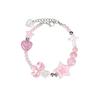 Point Star Ribbon Bead Bracelet