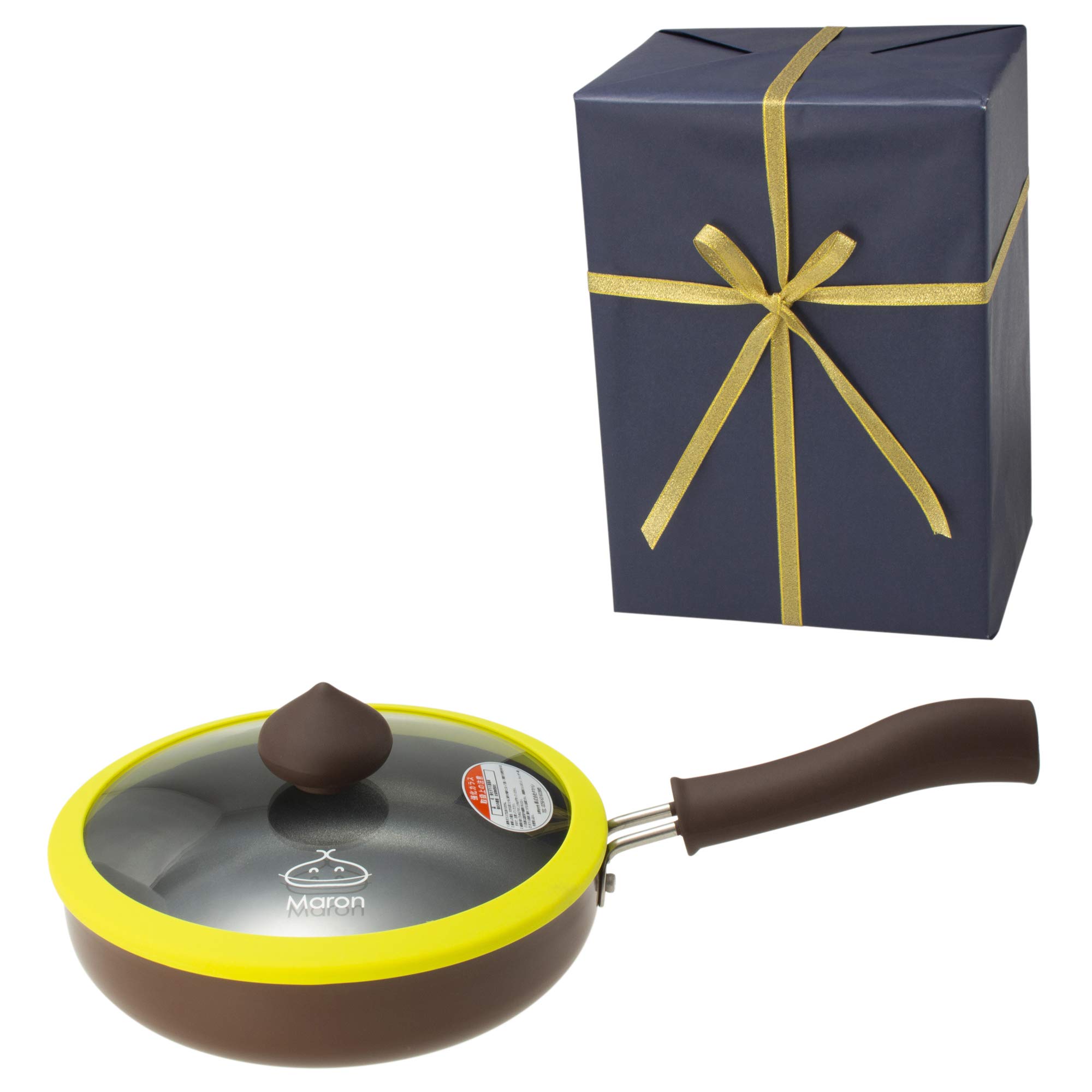 

with wrapping Frying pan Maron 20cm paper [Wrapped paper] (wrapping navy)
