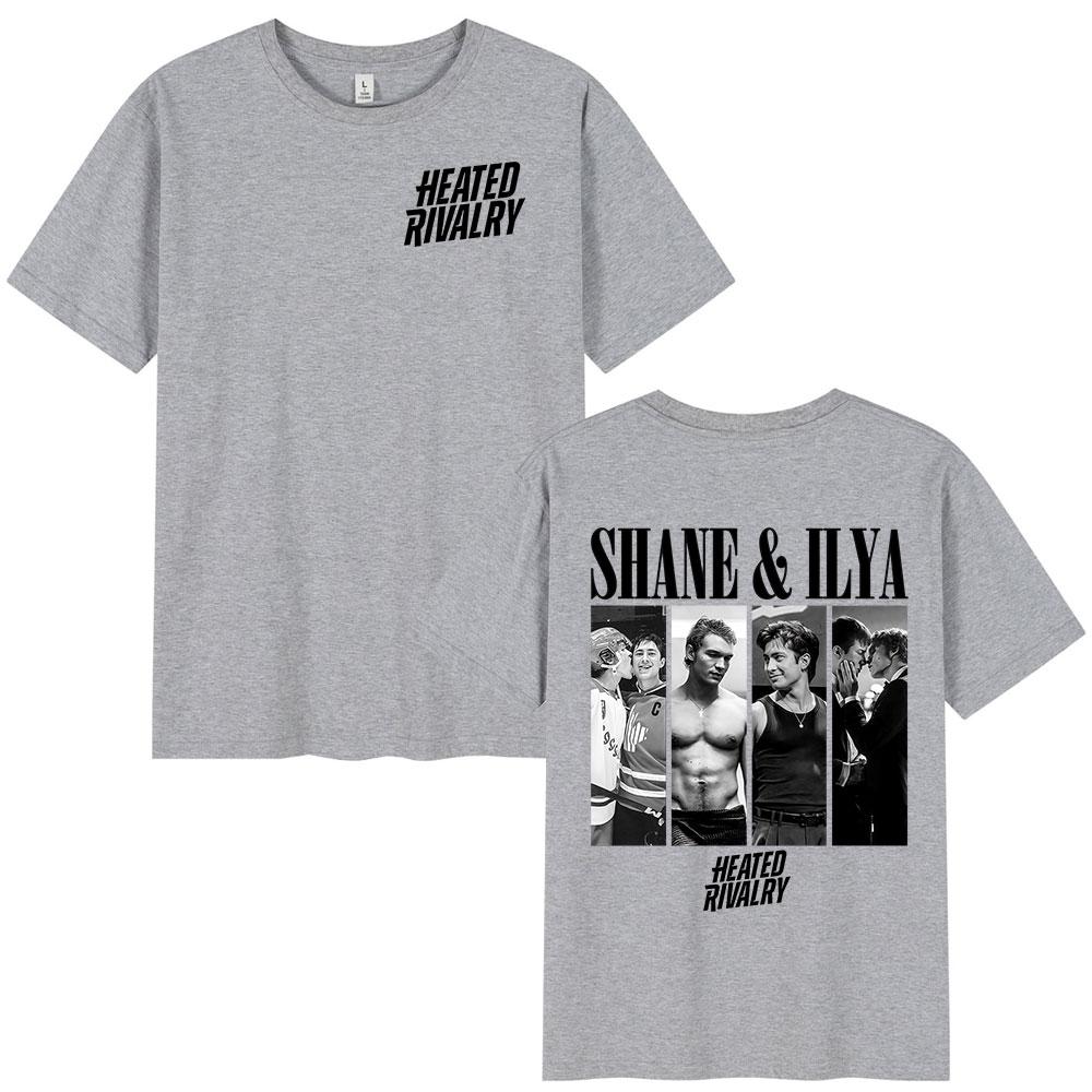 2026 New Heated Rivalry Shane Hollander Ilya Rozanov Tshirts Men Women Clothing Fashion Vintage T Shirt Cotton Casual Tshirt