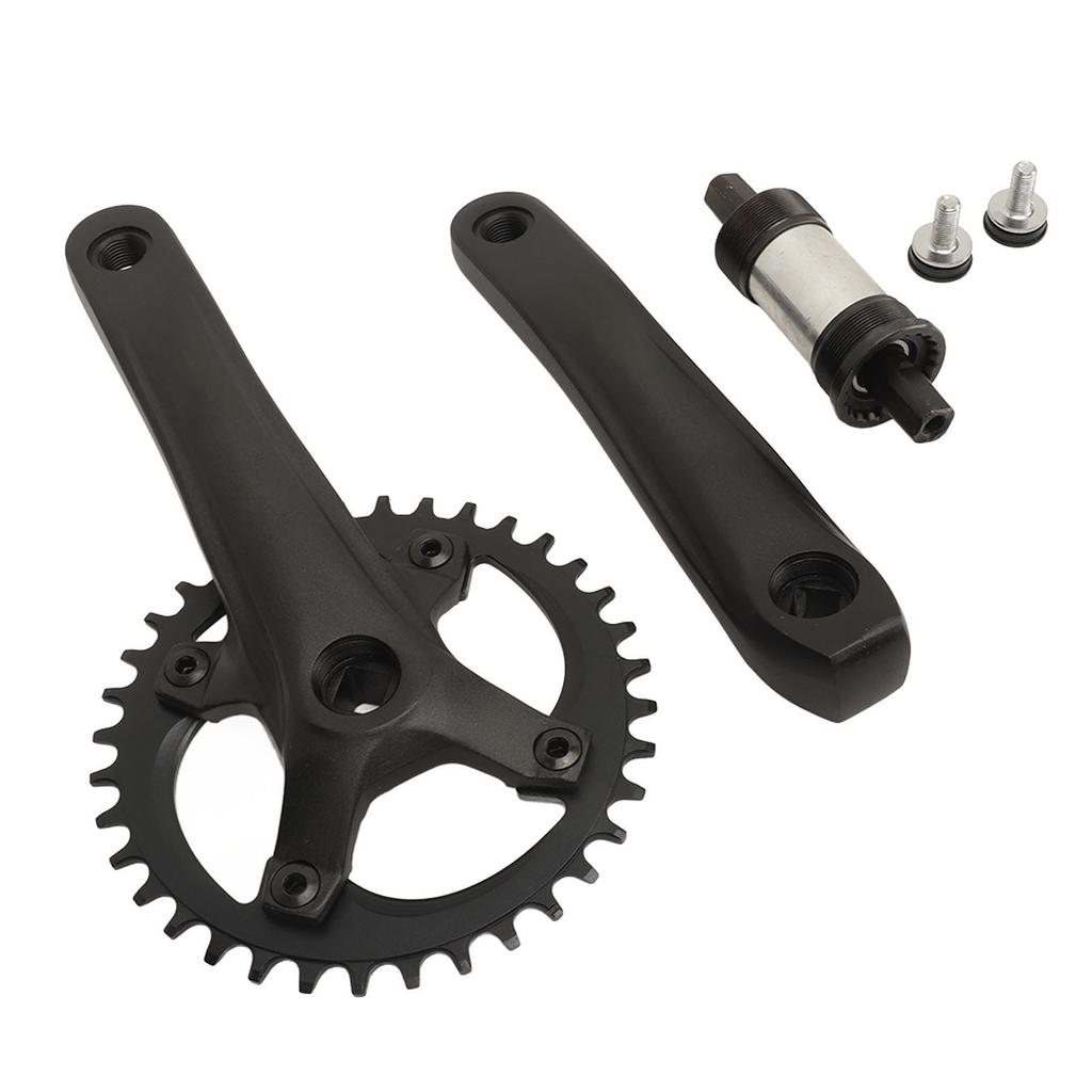 Kľuky na horský bicykel 104 mm BCD štvorhranné kužeľové kľuky 36T Pozitívna záporná reťaz s jedným kotúčom 7?12