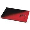 Premium Nigiri Sushi Gassan Soy Sauce Silhouette Black and Vermilion Made In Dishwasher Safe J-kitchens Plate, Heat-Resistant Plate, Two-Tone,