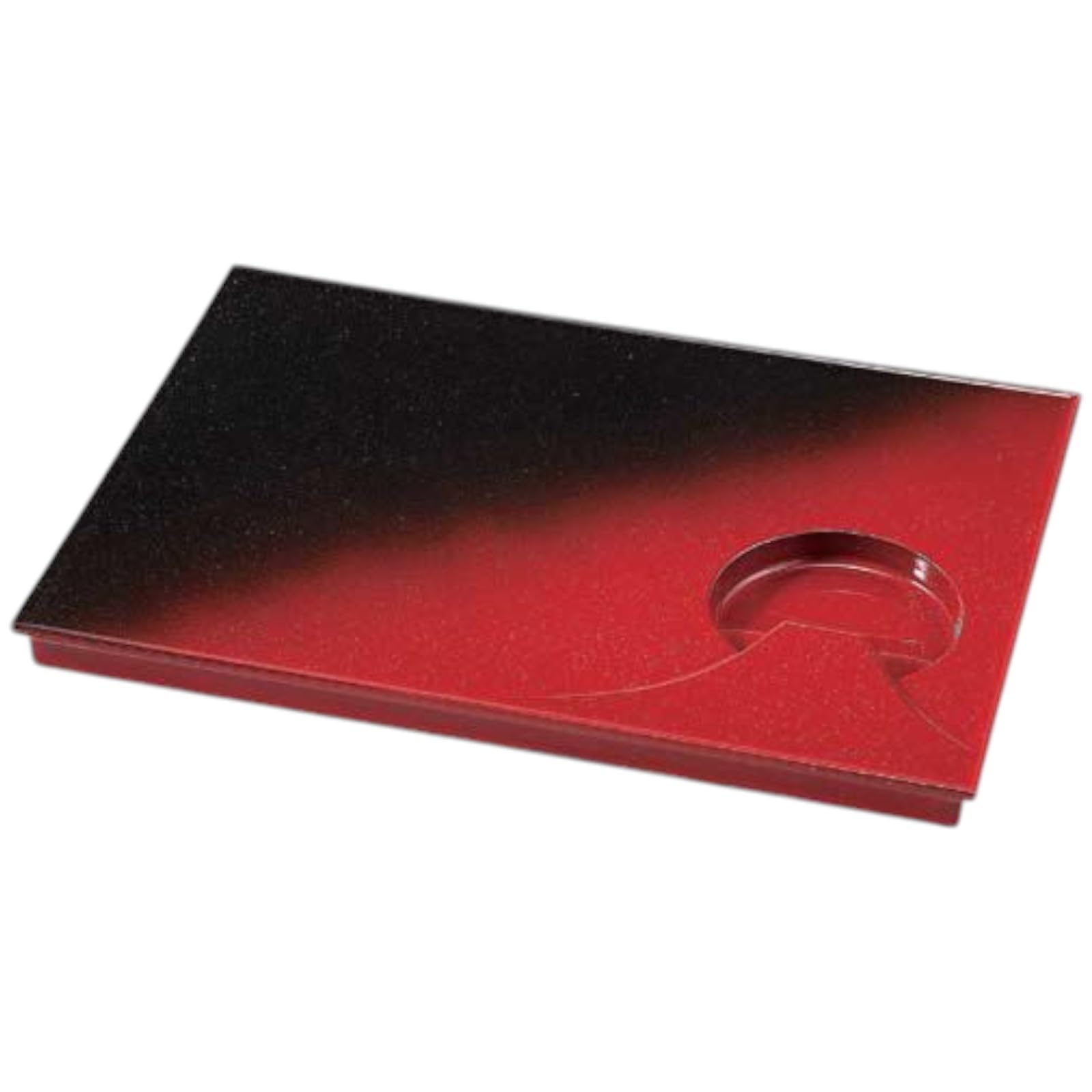 

Премиальные Нигири Суши Гассан Соевый Соус Силуэт Черный и Киноварный Сделано в Безопасно для Посудомоечной Машины Тарелка J-kitchens, Жаростойкая Тарелка, Двухцветная,